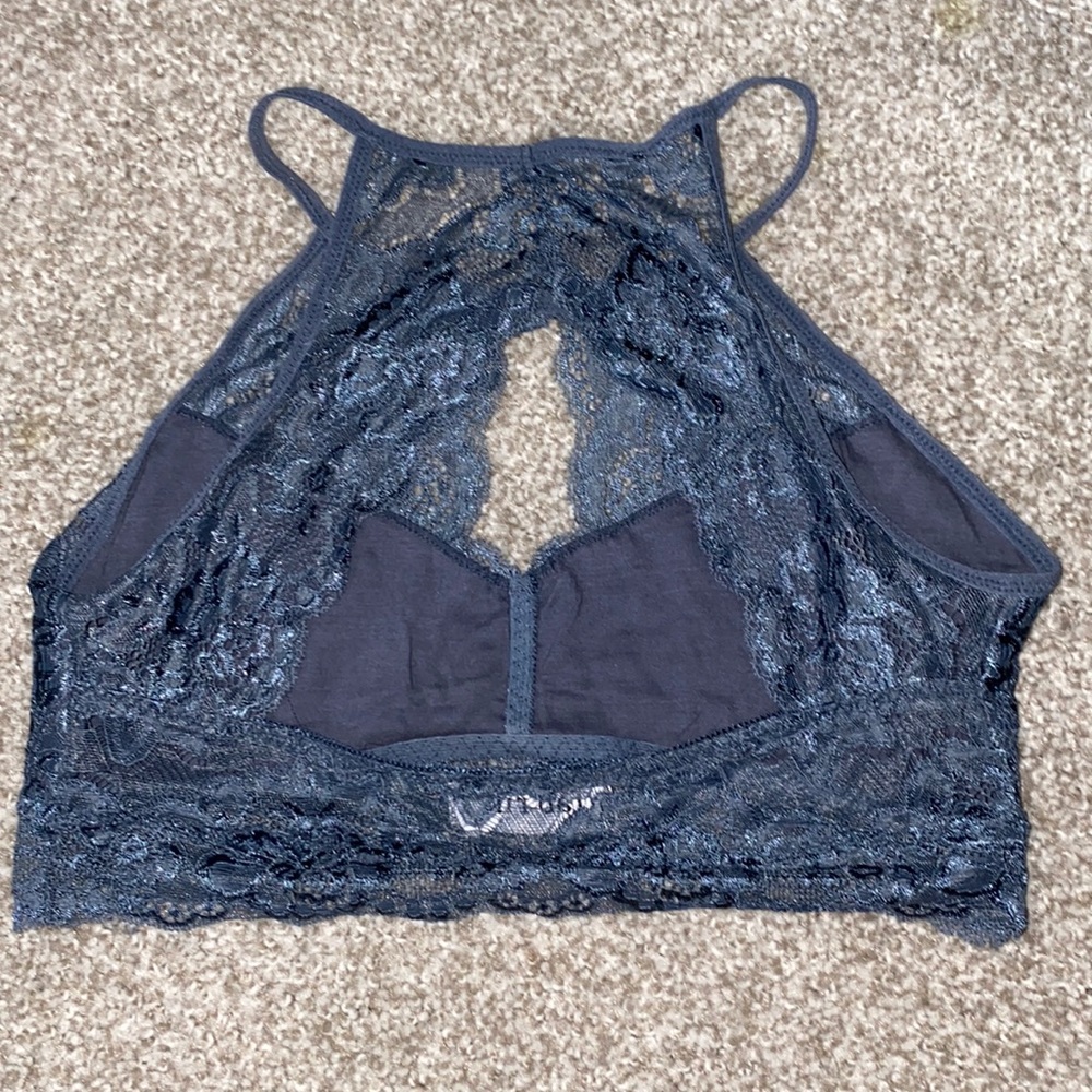 Fab’rik Navy Lace Bralette - Picture 2 of 2